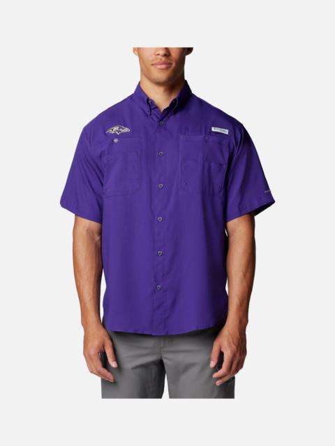 Columbia Men's PFG Tamiami Short Sleeve Shirt - Baltimore Ravens