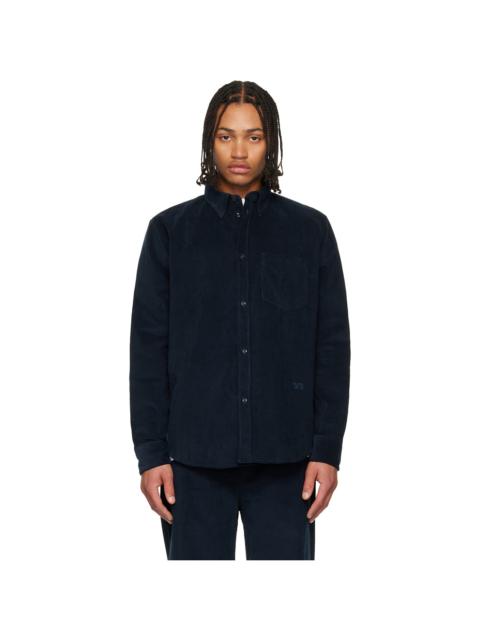 WALES BONNER Navy 'The Grove Corduroy' Shirt