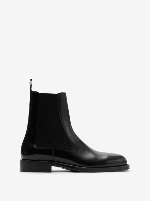 Leather Tux High Chelsea Boots​