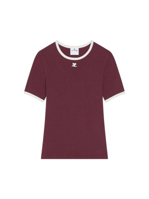 courrèges REEDITION CONTRAST TEE