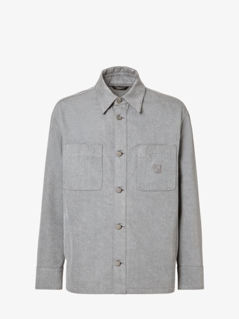 Blouson Go-To Jacket in light gray denim