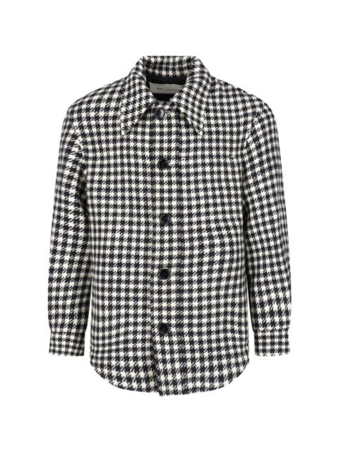 AMI Paris VIRGIN WOOL CHECKED JACKET