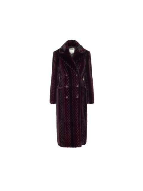 L'AGENCE Icelyn Faux Fur Coat