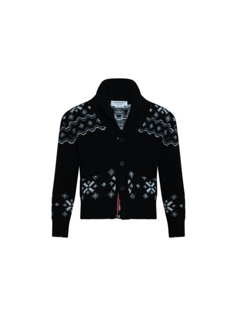 Thom Browne Icelandic Fair Isle Cardigan