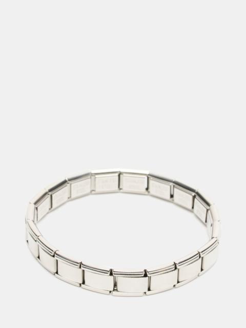 STEVE MADDEN LINK STRETCH BRACELET SILVER
