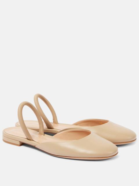 Gianvito Rossi Leather ballet flats