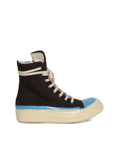 Rick Owens DRKSHDW denim high-top sneakers