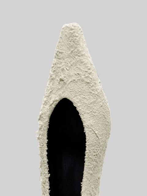 Loulou de Saison Loulou de Saison Marthe Kitten Heel Pumps - Ivory