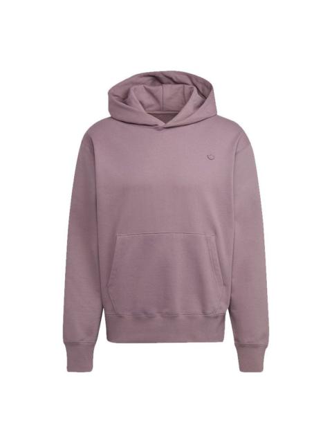 Men's adidas originals C Hoody Ft Casual Sports Hooded Long Sleeves Light Purple HF6376