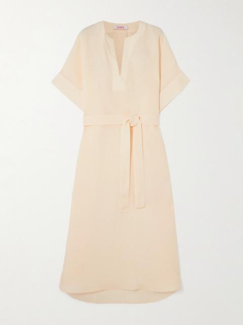 ERES Bibi 벨트 린넨 kaftan 베이지