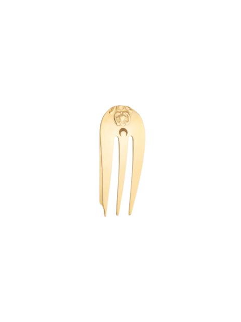 Marine Serre Regenerated Single Forks Earrings