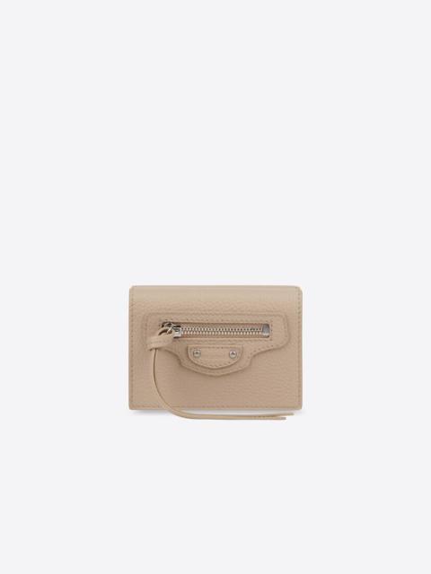 BALENCIAGA Women's Neo Classic Mini Wallet in Brown