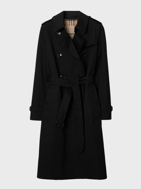Burberry Kensington Organic Belted Double-Breasted Trench Coat
