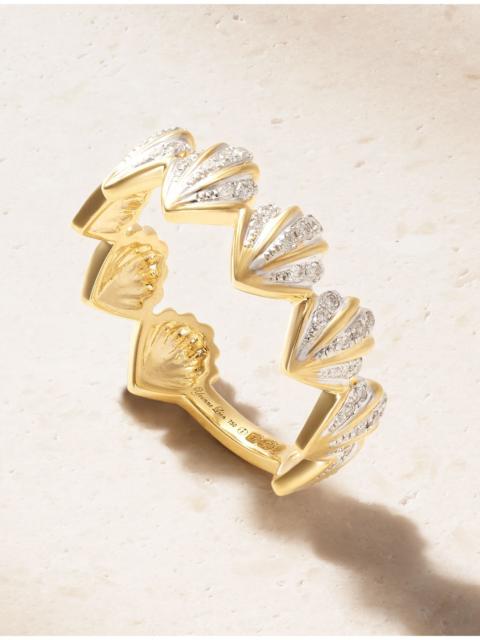 Yvonne Léon 18-karat gold diamond ring Gold