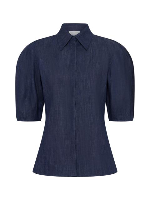 GABRIELA HEARST Sansi Top in Recycled Cotton Denim