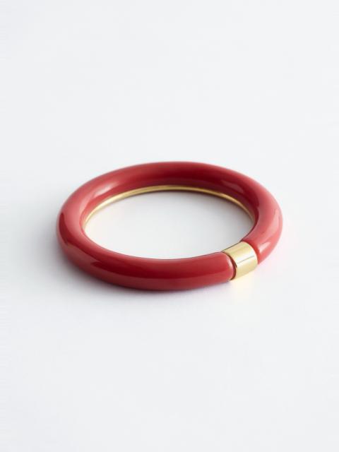 & Other Stories Contrast Metal Resin Bangle