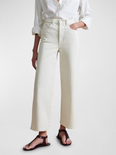 APIECE APART Merida Cropped Straight-Leg Denim Jeans
