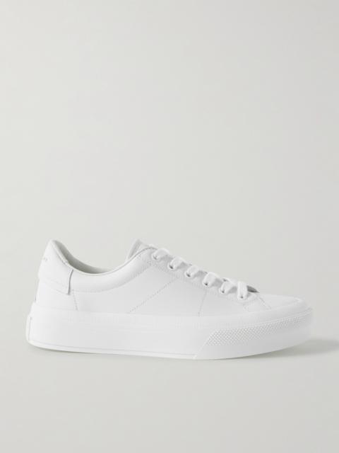 Givenchy City Court Logo-detailed Leather Sneakers