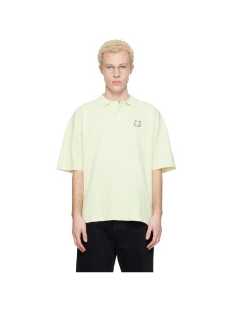 Maison Kitsuné Green Fox Head Oversize Polo