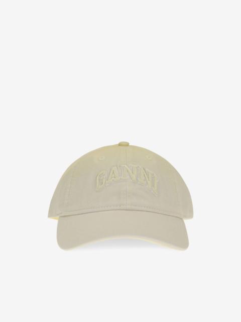 GANNI logo-embroidered baseball cap