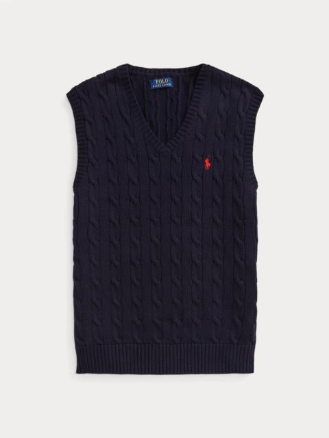 Polo Ralph Lauren Cable-Knit Cotton Sweater Vest