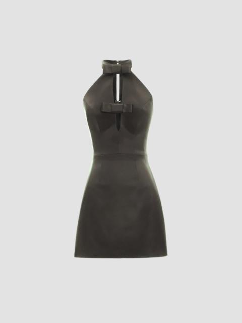 Dress The Population Women's Mina Bow Cocktail Minidress - Black
