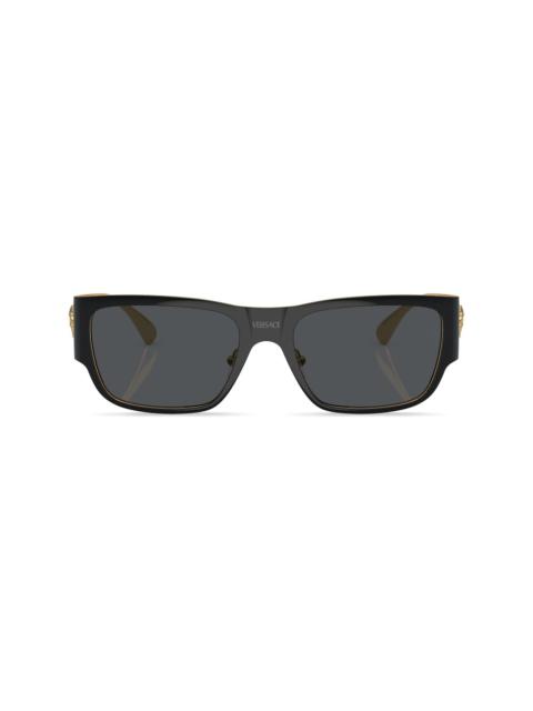 VERSACE rectangle-frame sunglasses