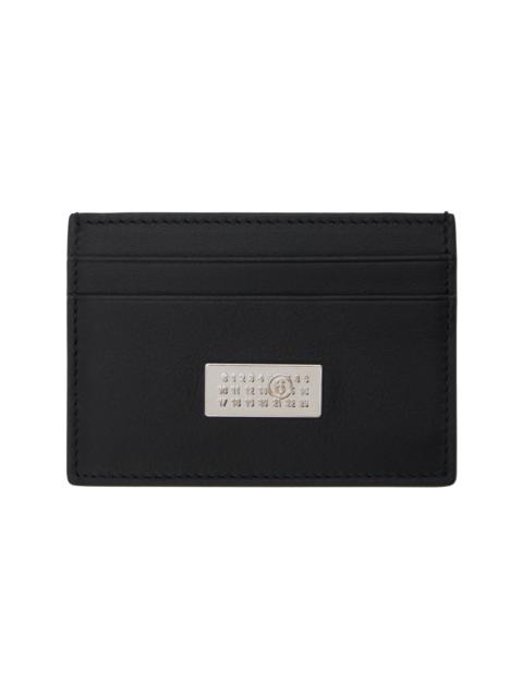 MM6 Maison Margiela Black Numeric Card Holder