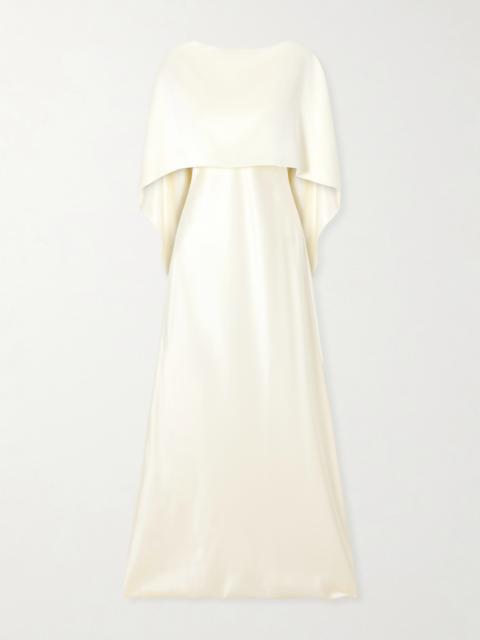 HEIRLOME Anna Silk-satin Maxi Dress