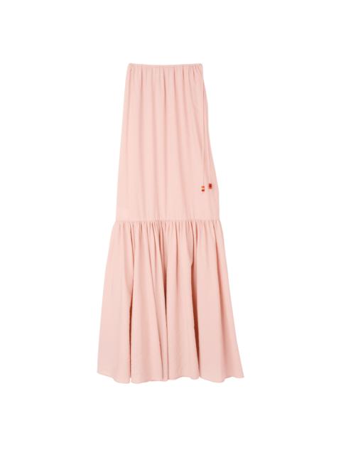 Longchamp Long skirt Nude - Crepe