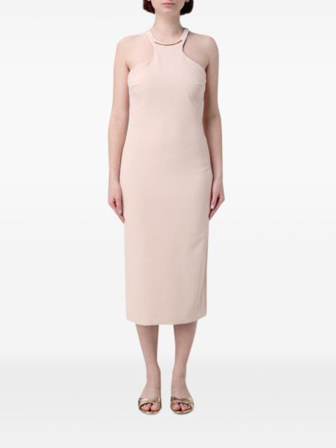 ELISABETTA FRANCHI halterneck crêpe dress