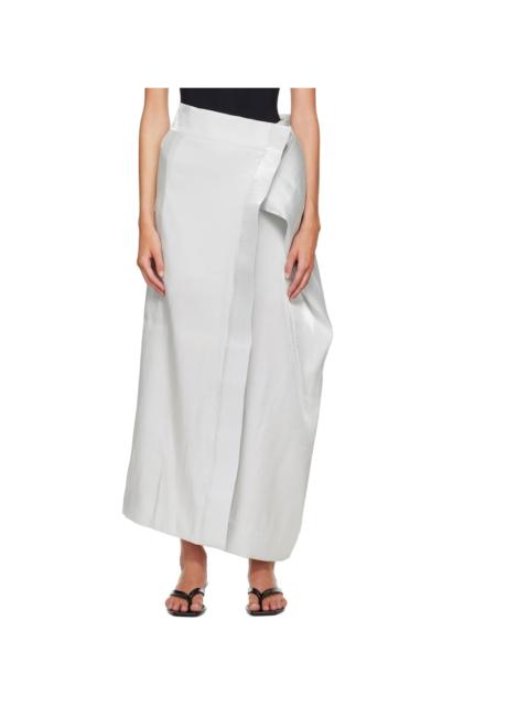 ISSEY MIYAKE SSENSE Exclusive Gray Mercury Maxi Skirt