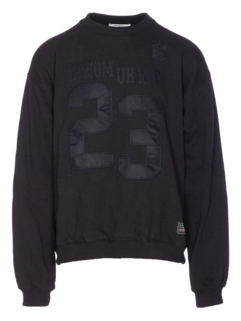 ih nom uh nit patch logo sweatshirt