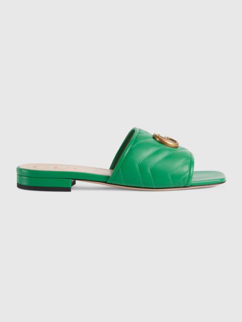 Women's slide sandal with Double G