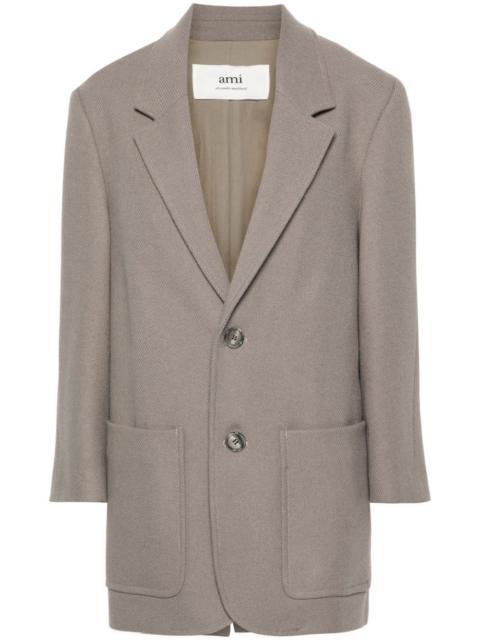 AMI Paris single-breasted coat