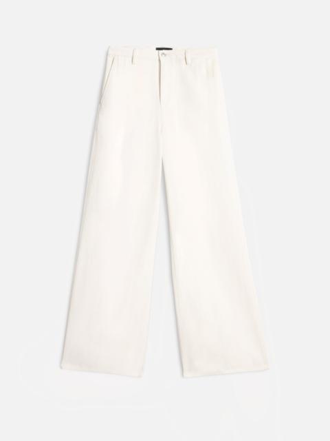 7 For All Mankind WIDE TROUSER in Denim Linen Ostuni