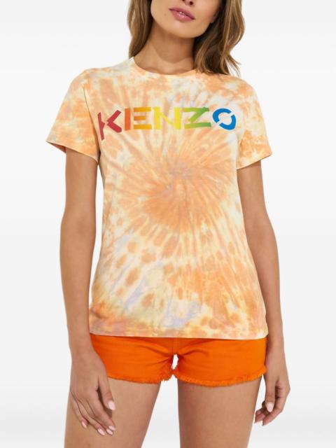 KENZO logo tie-dye T-shirt