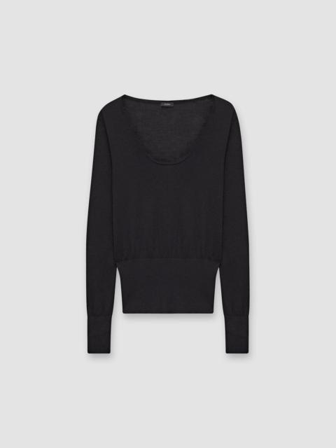 JOSEPH Cashair Scoop Neck Jumper
