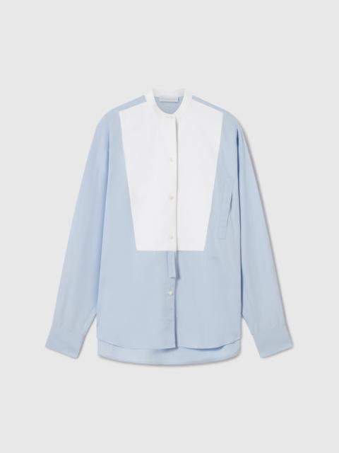 Stella McCartney Tuxedo Bib Poplin Shirt