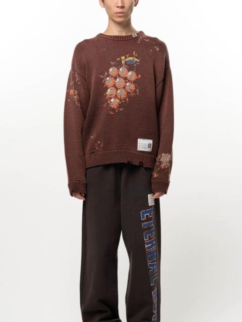 Maison MIHARAYASUHIRO Grape Jacquard Knit Sweater