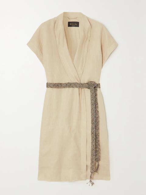 Loro Piana Draped Linen Vest