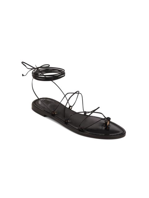 AMANU Serengetti Leather Sandals black