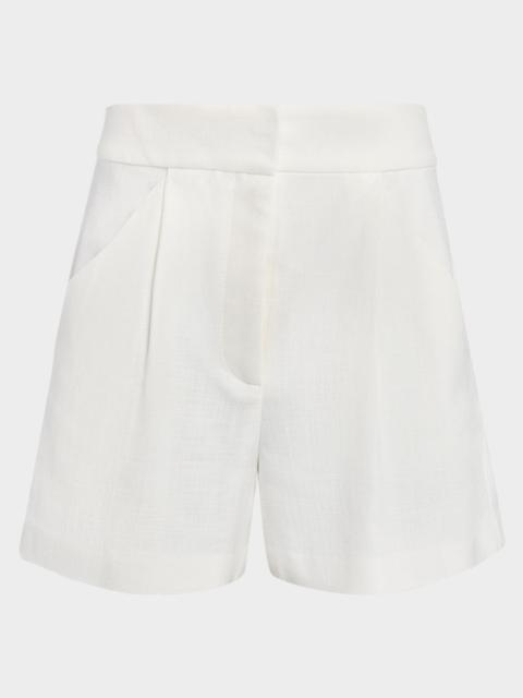 VERONICA BEARD Marbeau Pleated Shorts