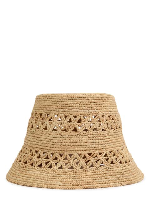 Zimmermann Zimmermann Raffia Bucket hat