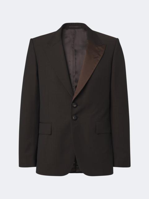 WALES BONNER Atto satin-trimmed virgin wool blazer