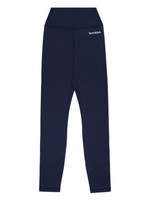 Sporty & Rich high-rise logo performance trousers