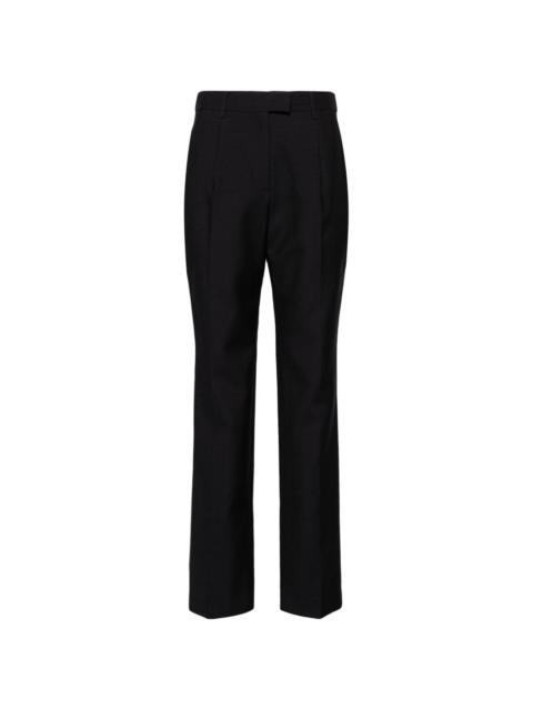 ankle-slit tailored trousers