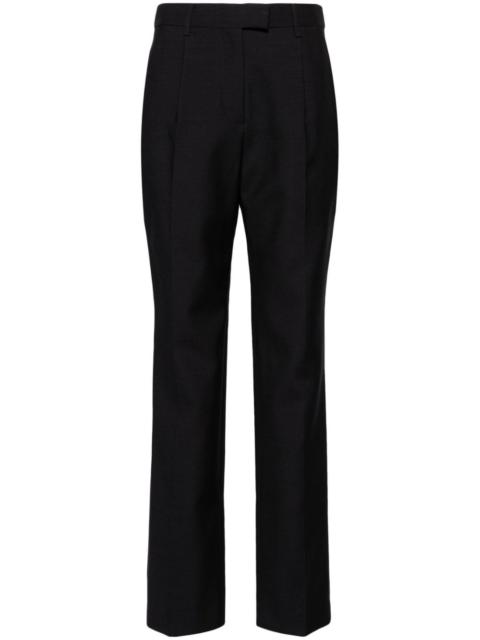 ankle-slit tailored trousers