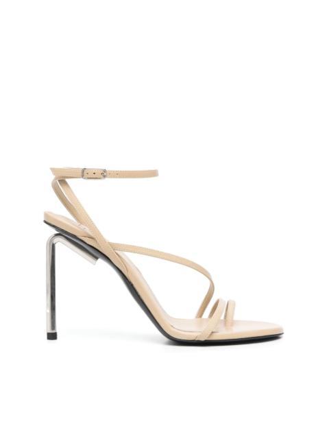 open-toe strap-detail sandals