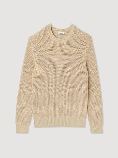 Sandro Cotton and silk sweater